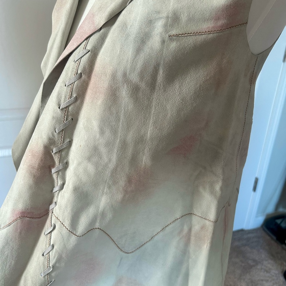 NWT Jakett NY Genuine Suede Ella Duster Vest - Picture 4 of 6